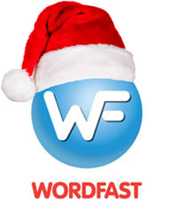 Wordfast santa hat logo
